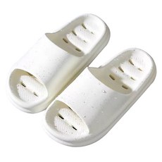 더뉴몰 미끄럼방지 물때 안끼는 화장실 슬리퍼 욕실화, 화이트, 1개