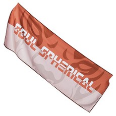 소니오 극세사 아트 스포츠 타월 40 x 110 cm, 02 소울레드, 1개