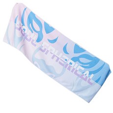 소니오 극세사 아트 스포츠 타월 40 x 110 cm, 01 소울블루, 1개