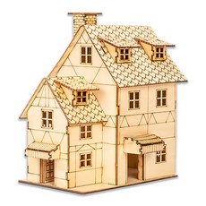 Cohimo diy 木製組裝袖珍小屋 3W280, 法國飯店, 1個