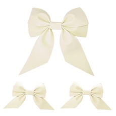 Mellowstory Stationery 求婚禮車 大蝴蝶結 + 小蝴蝶結 2件組, 象牙白, 1套