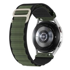 젤센 알파인 루프 스마트워치 스트랩 20mm, R12_카키라인, 4cm