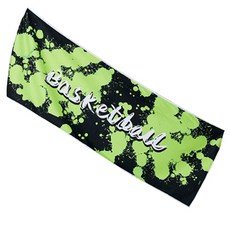 Sonio 超細纖維藝術運動毛巾 40 x 110 cm, 1個, 09 綠色情調