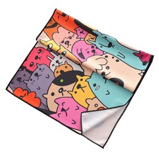 Sonio 獨特印花涼感運動毛巾 30 x 100 cm, 1個, 10 動物