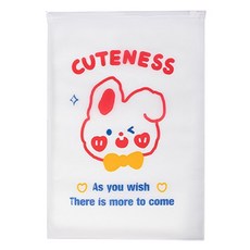 Maket Gamseong 便攜式密封收納袋, 30個, 可愛兔子