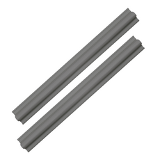 Aison 一般門用U型後側防夾手安全護條 1m, 灰色, 2個