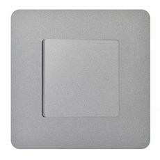 第一 Square 正方形單路1開關 銀色, 1個