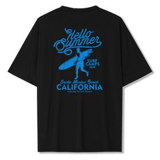 ILLUSO 男女通用 SURF CAMP 寬鬆版防磨衣短袖T恤