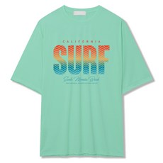 일루소 공용 산타모니카 비치 오버핏 래쉬가드 반팔 티셔츠