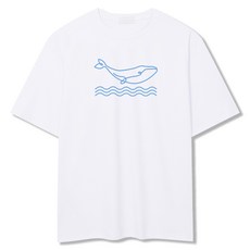 일루소 고래 오버핏 반팔 티셔츠 래쉬가드