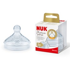 NUK Nature Sense 嬰兒矽膠奶嘴 2p, S (0-6 個月), 1個