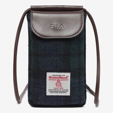 휠라 여성용 해리스 트위드 핸드폰 미니백 FS3BCE6343X