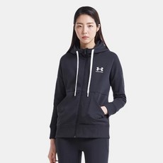 Under Armour 安德瑪 女款 UA Rival Fleece 全拉鍊連帽上衣 1356400