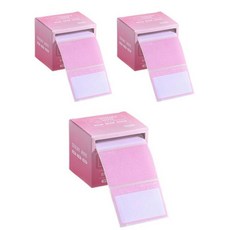 Maket Gamseong 抽取式自黏便條紙, 1入, 3個, 粉紅色