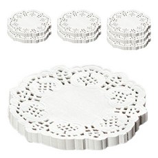 Maket Gamseong 圓形蕾絲襯紙 150入 9公分, 單一顏色, 8個