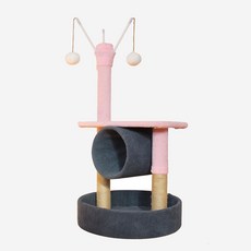 Daysoy貓咪棉花糖粉彩貓樹 type04, 1個, 混色