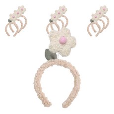 Maket Gamseong 碎花髮帶, 白色, 10個