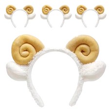 Maket Gamseong 雙角髮箍, 卡其色, 4個