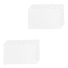 Maket Gamseong 外燴用蕾絲花邊紙 長方形 150入 23 x 16 cm, 單一顏色, 2個