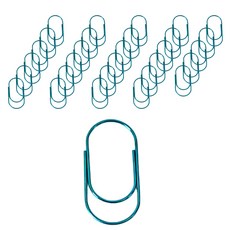 Maket Gamseong 多種造型迴紋針 一般 藍色, 50個, 1入