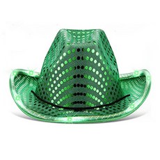 마켓감성 스팽글 반짝이 모자, 그린, 1개