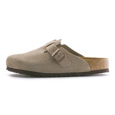 TRAVEL FOX 中性勃肯半包拖鞋 TF0402CS0, 米色, 270mm