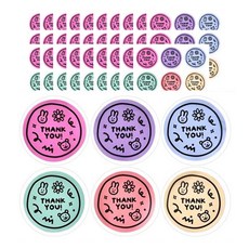 Maket Gamseong 重點標籤貼紙 謝謝, 50個, 1入