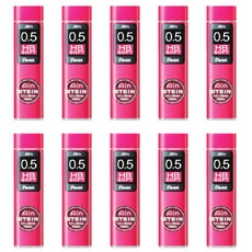 Pentel 飛龍文具 Ain 愛因斯坦筆芯 C275-HB1, 0.5mm, 10個