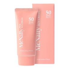 MCNALLY 粉色防曬乳 SPF50+ PA+++, 50ml, 1個
