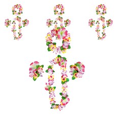 Maket Gamseong Happy Party花瓣飾品組, 4個, 18