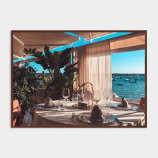 melting studio. 鋁製我的歐洲時刻相框組 37號 Breakfast Of Sea, 棕木色, 1套