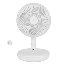 코멜리 무선 BLDC 리모컨 접이식 폴딩팬 캠핑용 USB충전 휴대용 선풍기 15cm, CYF-DC009F, 화이트