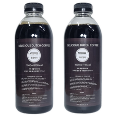 N Coffee 荷蘭式冰滴咖啡 冷萃 哥倫比亞 1000ml + 瓜地馬拉 1000ml, 1L, 2瓶, 1組