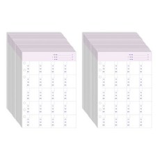 lucalab A5 6孔記帳本月計畫補充內頁, 32張, 2套
