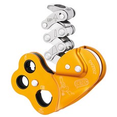 PETZL 樹藝師用ZIGZAG下降器 AP-D022AA00, 黃色 + 灰色
