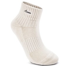 아사나 여성용 더블 립 앵클 파일 쿠션 삭스, 아이스 베이지(Ice Beige), 1개