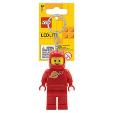 LEGO 人偶燈光鑰匙圈 太空人款 KE10HR, 1個, 紅色