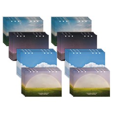 lucalab 6孔補充內頁 電影奇幻 橫式 4款 x 4頁 套組, 2套