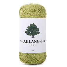 니뜨 아지랑이 뜨개실 50g, 08 리프그린, 1개