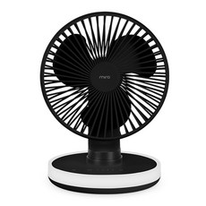 미로 무선 탁상용 선풍기, 블랙, MTF03