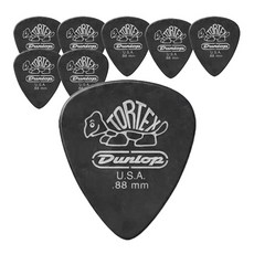 Dunlop 톨텍스 피치블랙 재즈 III 기타 픽크 8p + 카누벨 픽크 3p, 1세트
