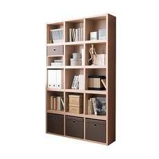 리바트 뉴프렌즈 1200 책장 방문설치, 오크, 5단