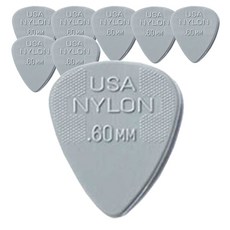 Dunlop 尼龍標準吉他撥片 8p + 獨木舟鈴撥片 3p, 1套