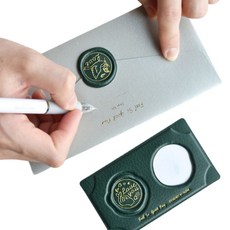 PLEPIC Feel So Good 感謝口袋愛心信封組, 1套, 深綠色