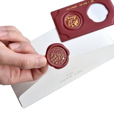 PLEPIC Feel So Good 感謝口袋愛心信封組, 1套, 酒紅色