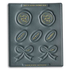 플레픽 필소굿 레더 씰 데코스티커 쿨 그레이, 1개입, 1개