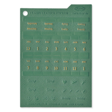 PLEPIC 衝撞皮革貼紙 Kota 綠色, 1個, 1入