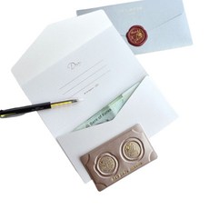 PLEPIC Feel So Good 感謝口袋愛心信封組, 1套, 奶油金色