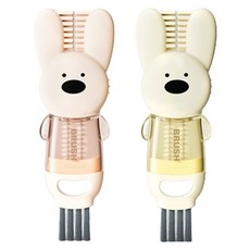 에이비엠코리아 래빗 텀블러 틈새 브러쉬 2종 세트, 혼합색상, 1개