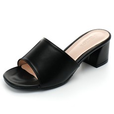 갓슈 여성용 시샤닐 미들힐 깔끔 슬리퍼 5cm